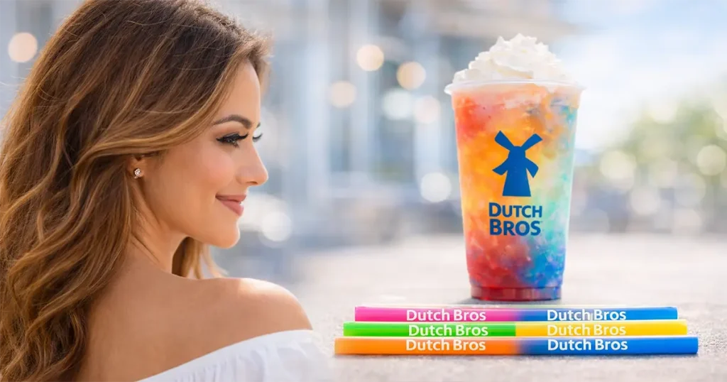Dutch Bros Straw Code meanings explained with straw color chart