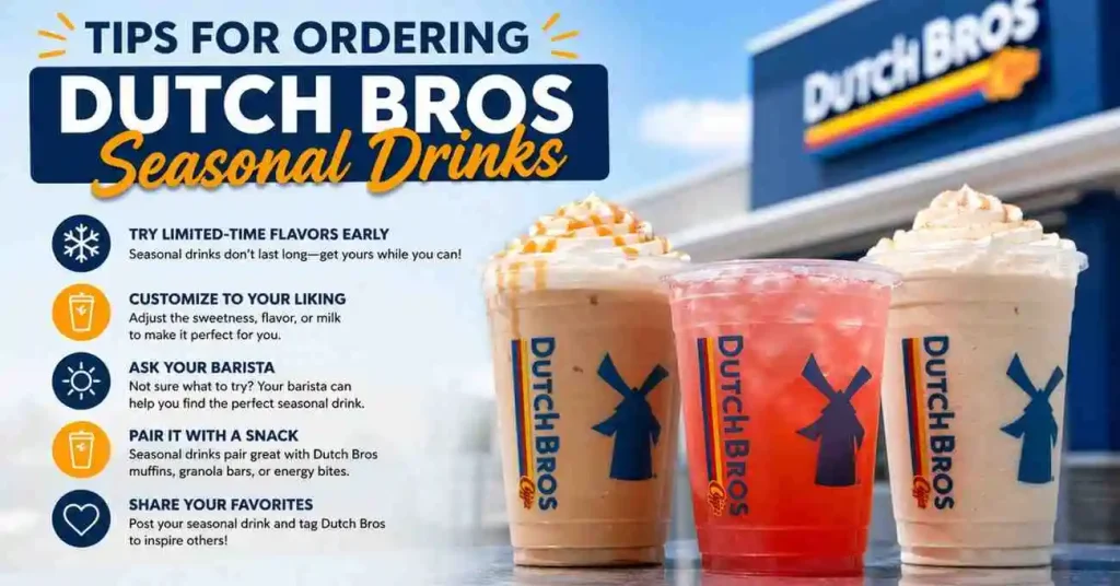 Ordering Seasonal Drinks at Dutch Bros