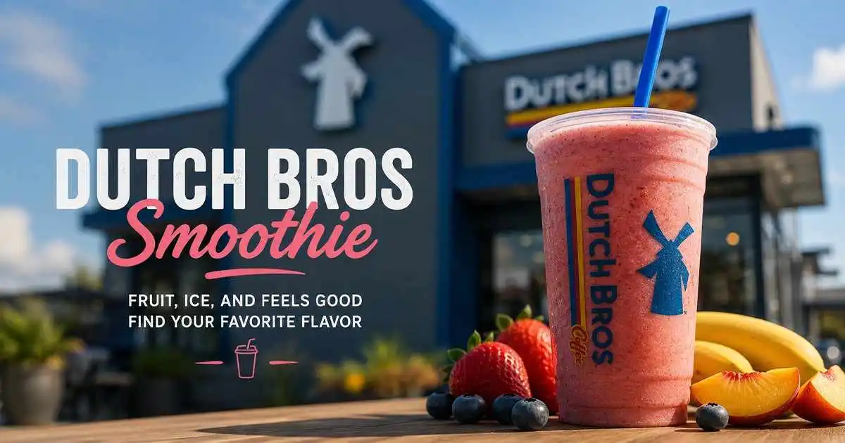 Dutch Bros Smoothies in colorful fruit flavors served ice-cold in clear cups with a refreshing, creamy texture.