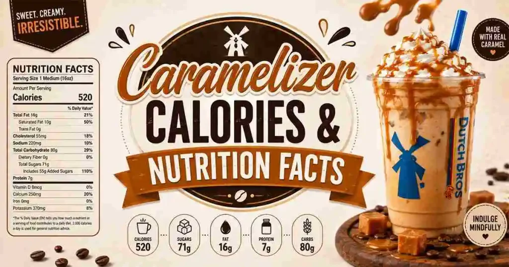 Dutch Bros Caramelizer Calories & Nutrition Facts