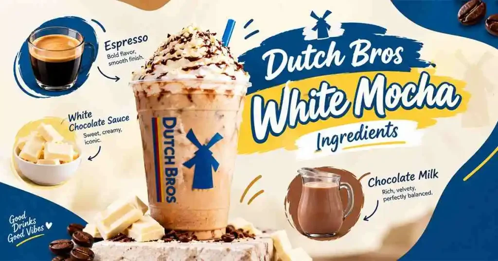 white mocha ingredients